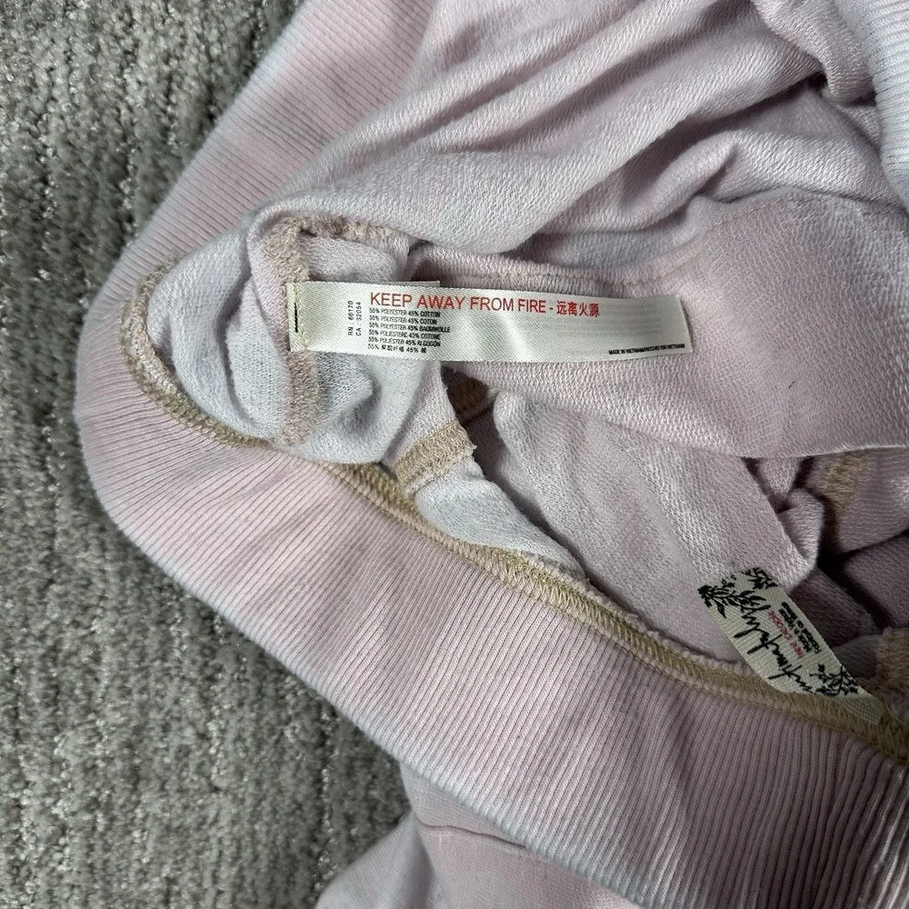 INTIMATELY FREE PEOPLE Size S Cozy All Day Harem Joggers Daylight Fig/Light Pink